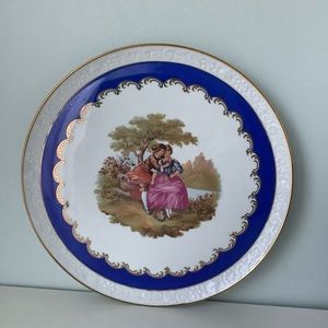 new vintage Western German porcelain Kunst Hummendorf Kronach Platter